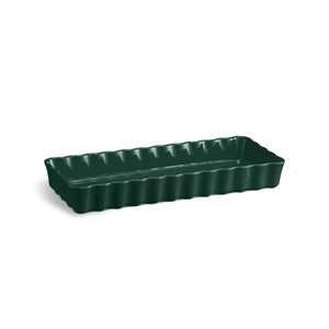 Emile Henry Rectangular Tart Dish 36cm Cedar