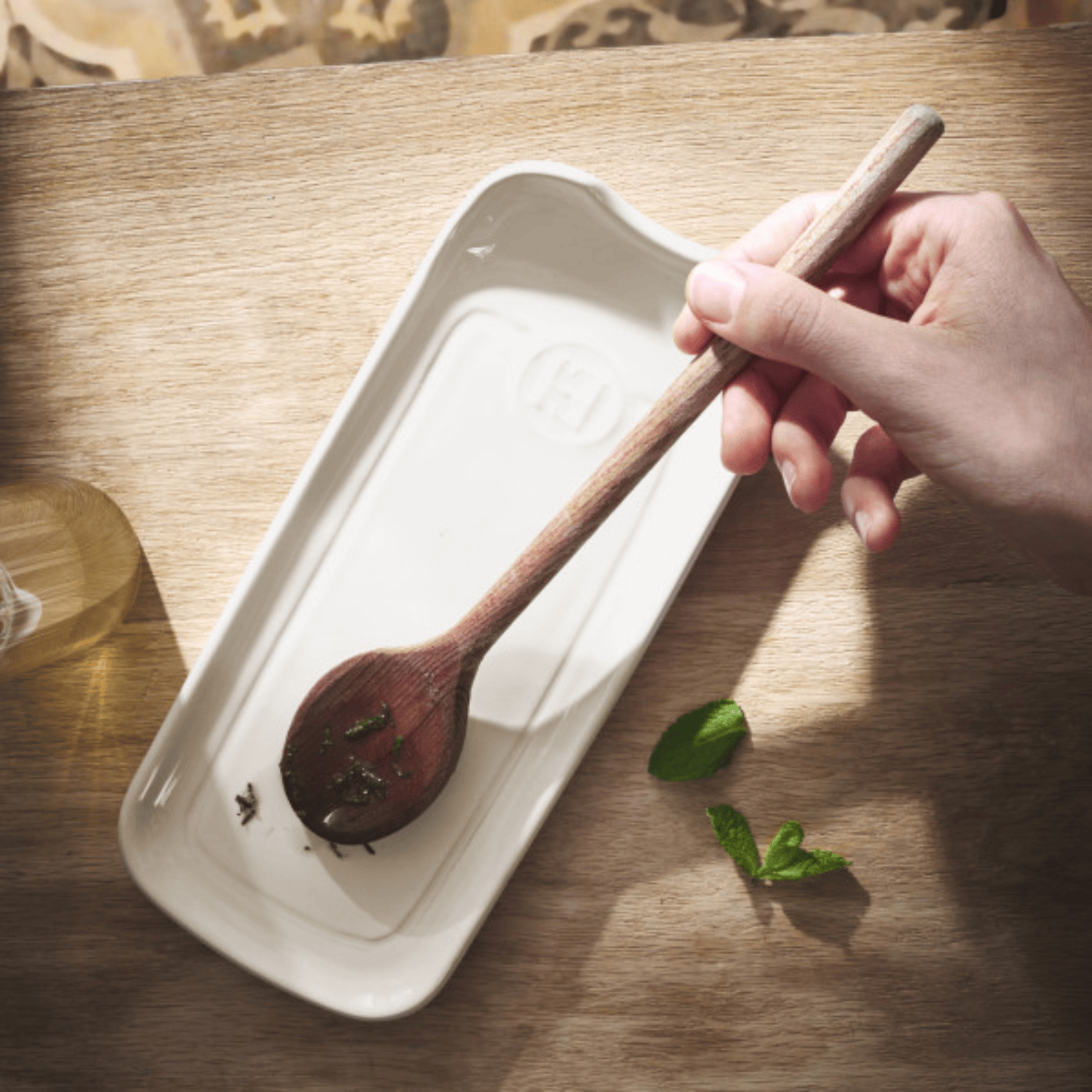 Emile Henry Spoon Rest Clay