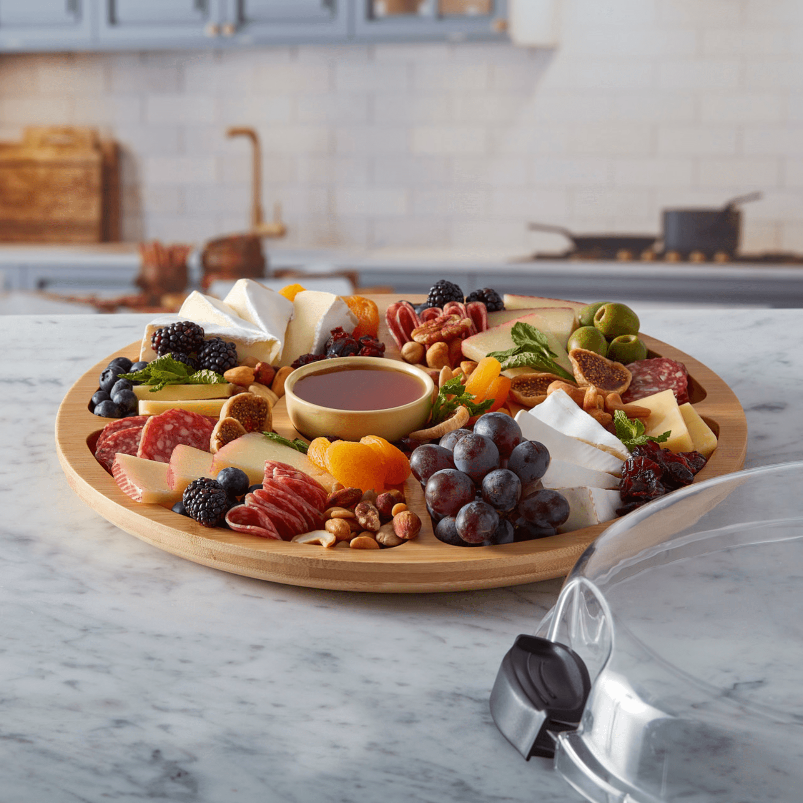 Farberware Build-a-Board Bamboo Divided Serving Board 35.5cm