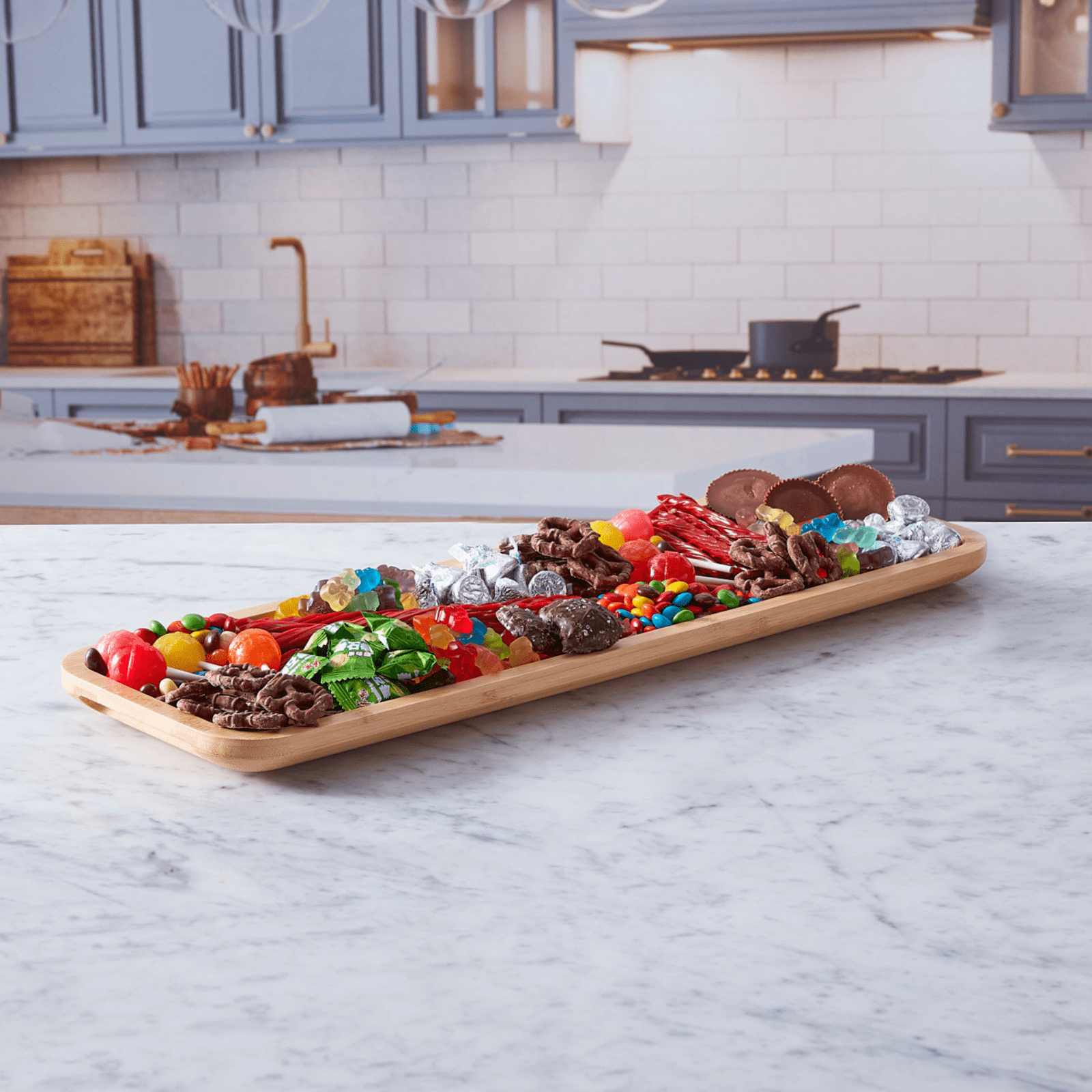 Farberware Build-a-Board Bamboo Platter 56cm x 17.5cm