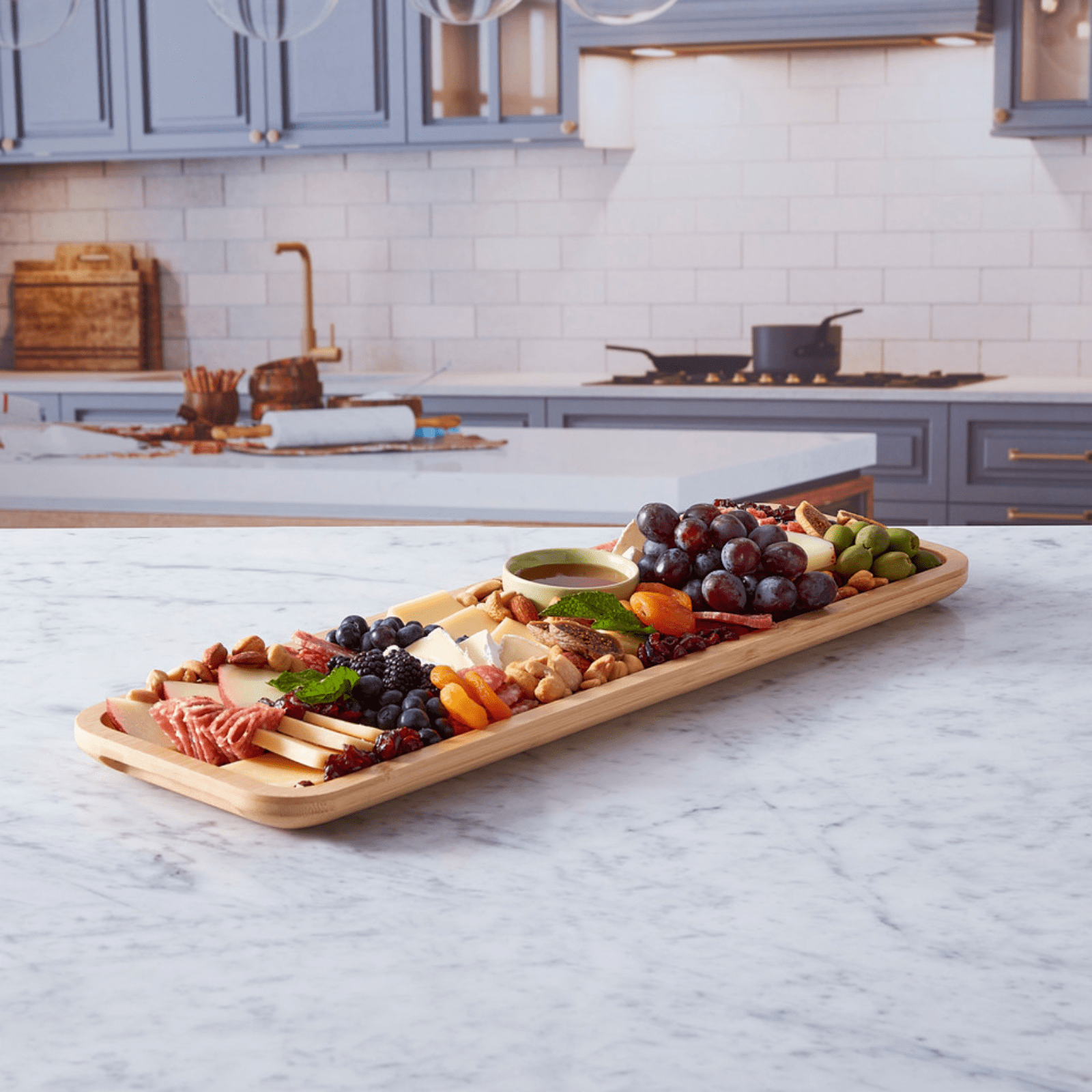 Farberware Build-a-Board Bamboo Platter 56cm x 17.5cm