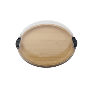 Farberware Build-a-Board Bamboo Round Snack Serving Board 35.5cm