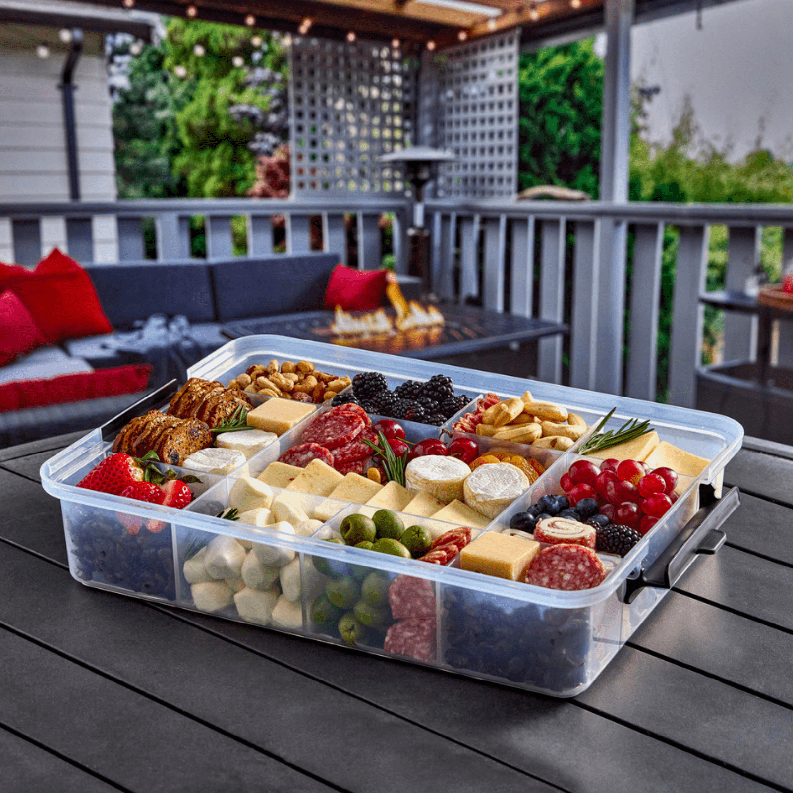 Farberware SnackleBox Bamboo Board and Box 40.5cm x 30cm