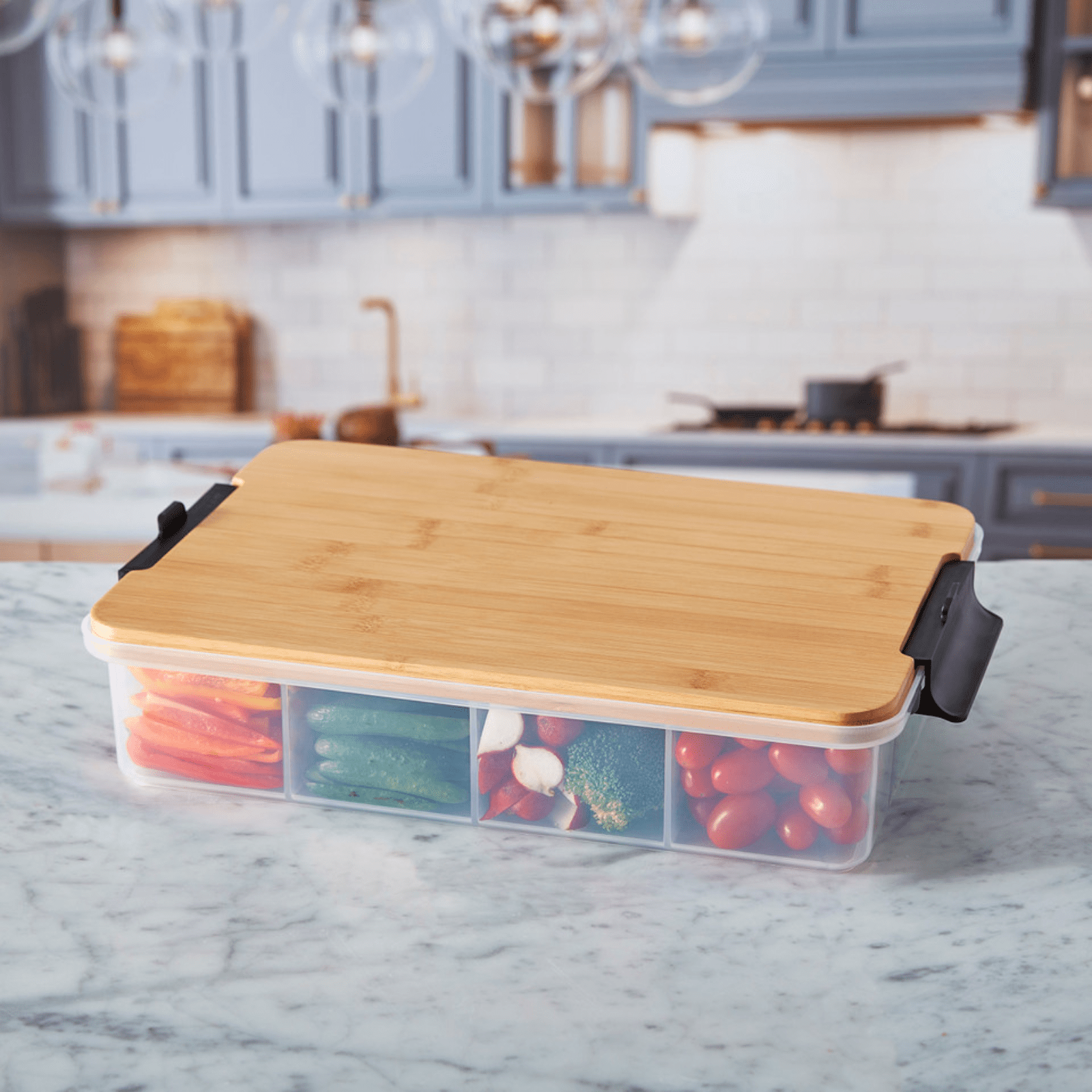 Farberware SnackleBox Bamboo Board and Box 40.5cm x 30cm