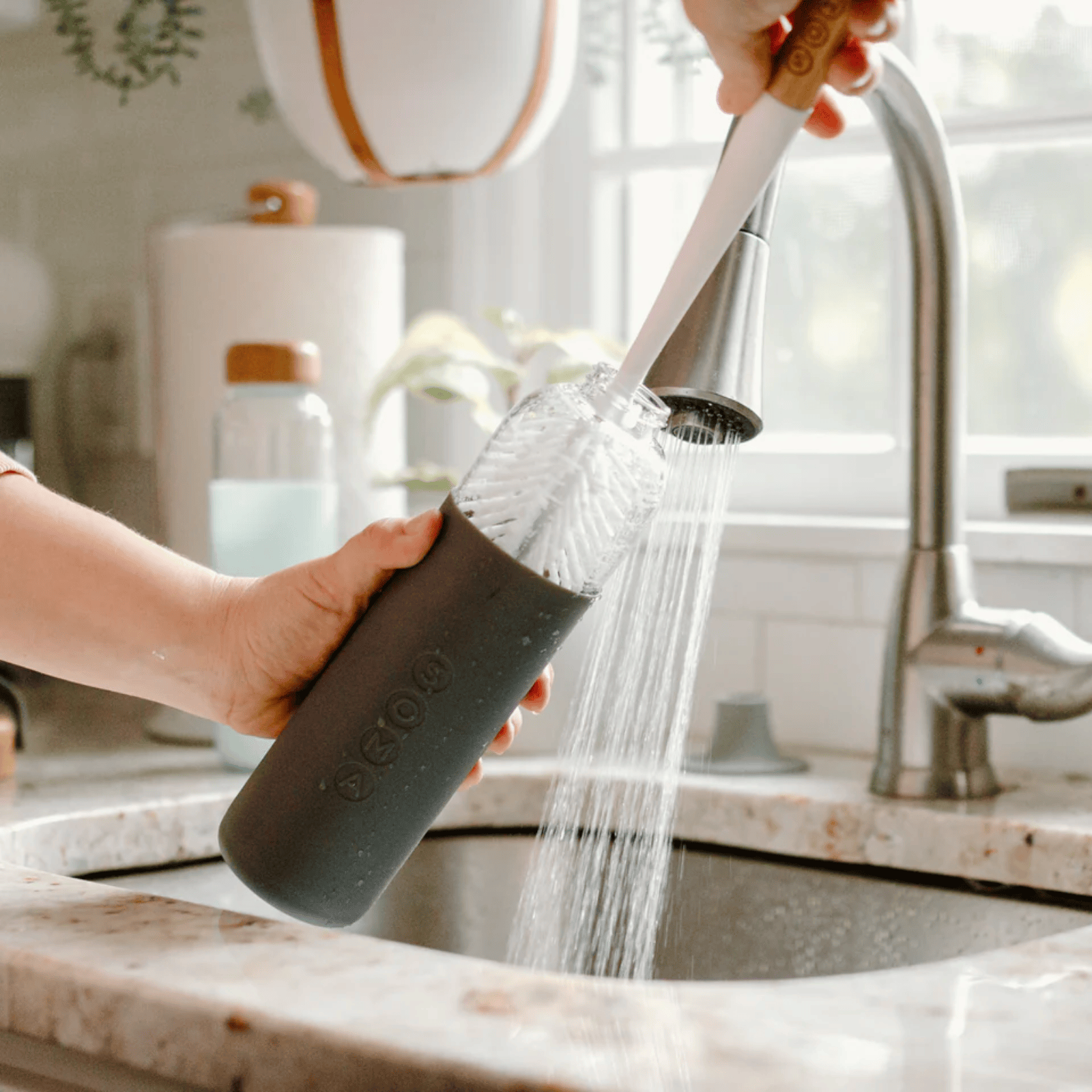 Full Circle Clean Reach Replaceable Bottle Brush