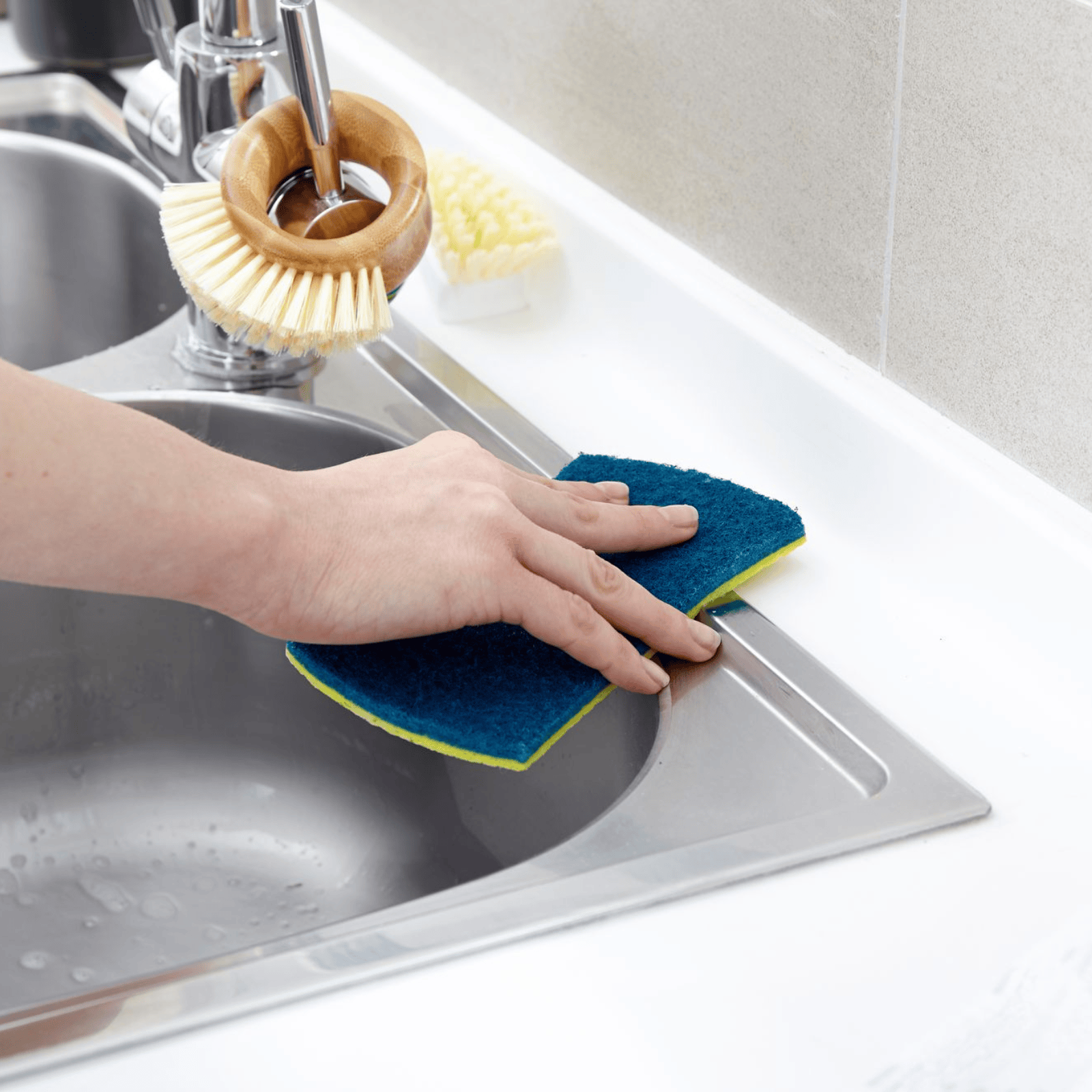 Full Circle Stretch Recycled Counter Scrubbers Set of 4