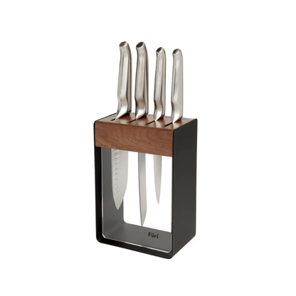 Furi Pro Limited Edition Black Knife Block Set 5-Piece