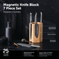 Furi Pro Magnetic Hexagonal Knife Block Set 7-Piece