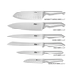 Furi Pro Magnetic Hexagonal Knife Block Set 7-Piece