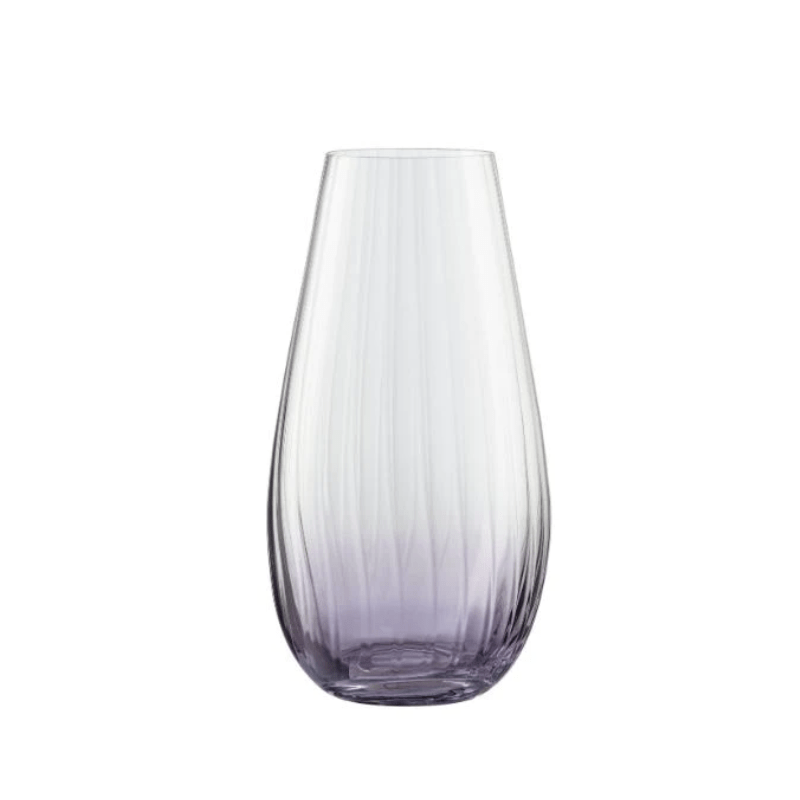 Galway Crystal Erne Amethyst Vase 23cm