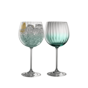 Galway Crystal Erne Aqua Gin & Tonic Pair