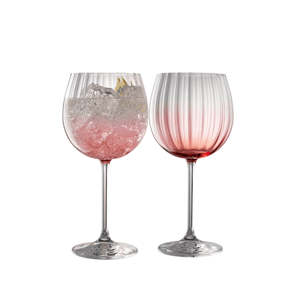 Galway Crystal Erne Blush Gin & Tonic Pair