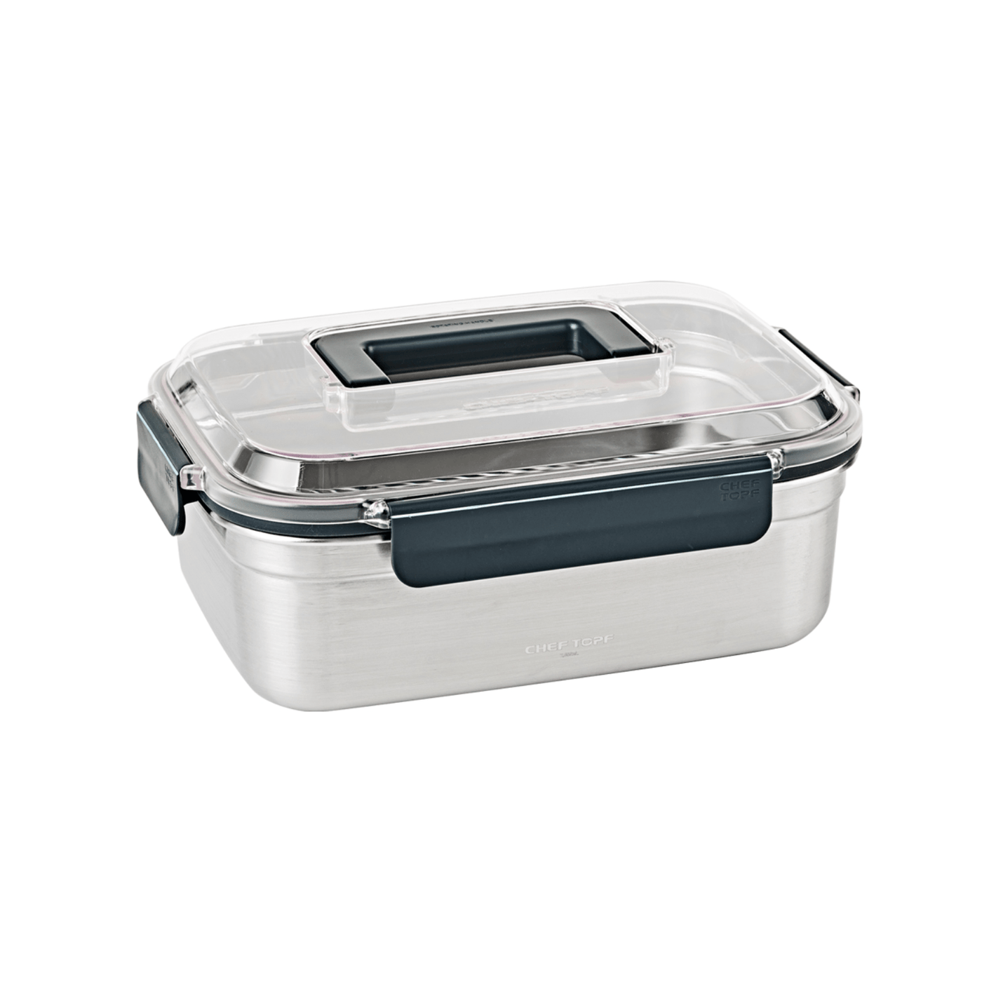 Glasslock ChefTopf Stainless Steel Airtight Food Storage Container 2690ml