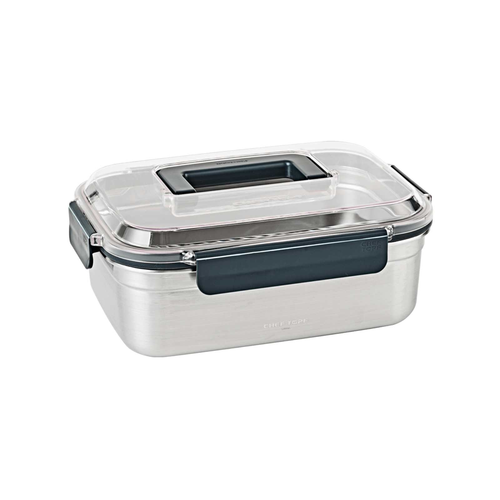 Glasslock ChefTopf Stainless Steel Airtight Food Storage Container 2690ml