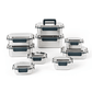 Glasslock ChefTopf Stainless Steel Airtight Food Storage Container 3460ml