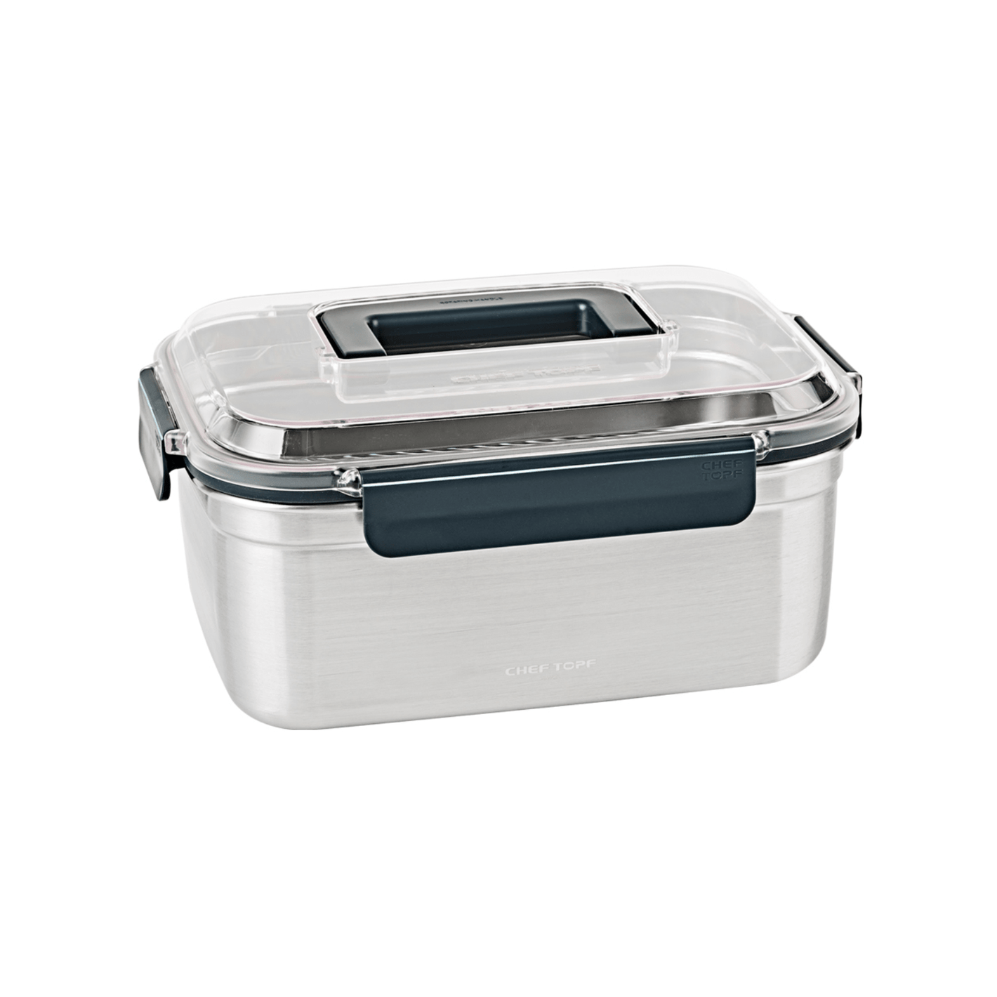Glasslock ChefTopf Stainless Steel Airtight Food Storage Container 3460ml