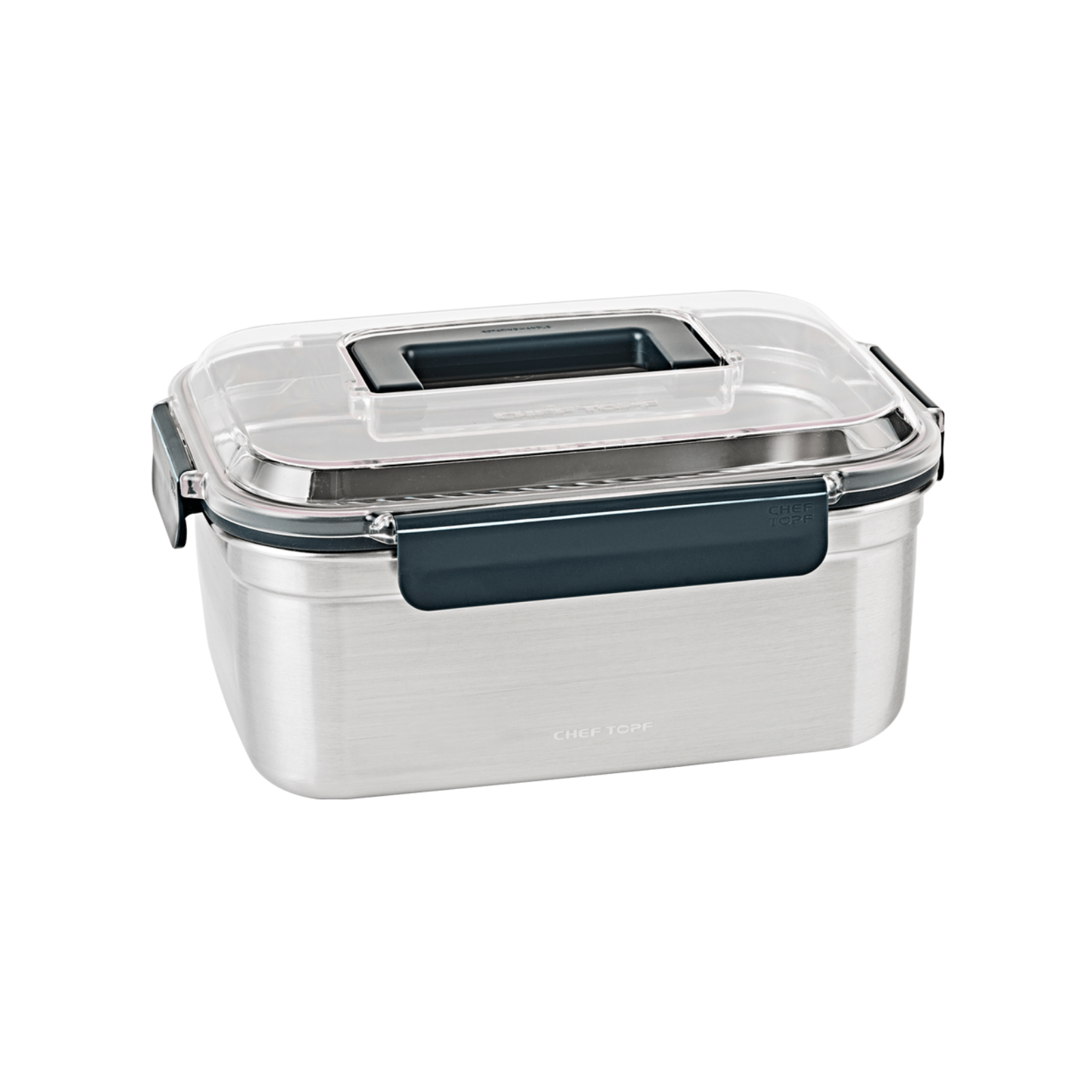 Glasslock ChefTopf Stainless Steel Airtight Food Storage Container 3460ml