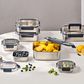 Glasslock ChefTopf Stainless Steel Airtight Food Storage Container 480ml