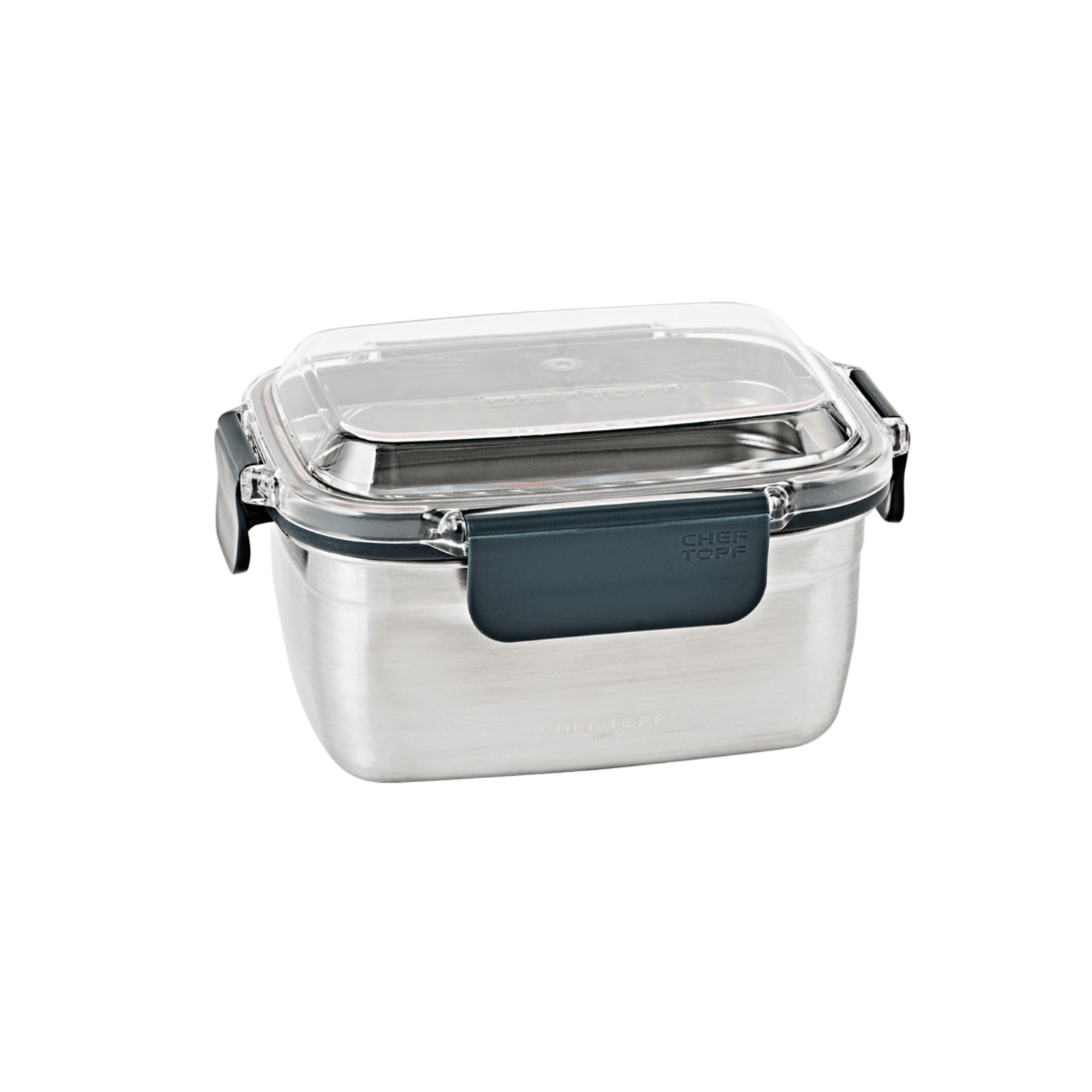 Glasslock ChefTopf Stainless Steel Airtight Food Storage Container 670ml