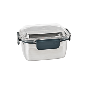 Glasslock ChefTopf Stainless Steel Airtight Food Storage Container 670ml