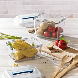 Glasslock Classic Tempered Glass Handy Mixing Bowl 4000ml