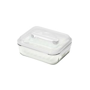 Glasslock Classic Tempered Glass Handy Rectangle Container 2000ml