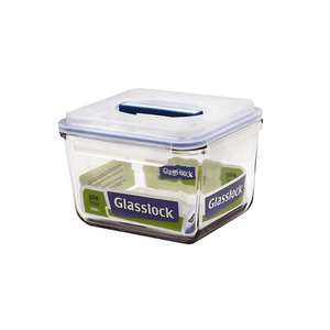 Glasslock Classic Tempered Glass Handy Rectangle Container 3700ml