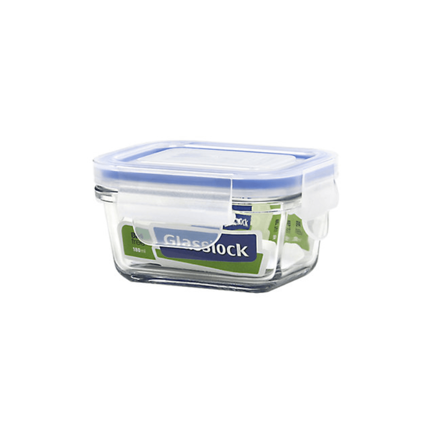 Glasslock Classic Tempered Glass Rectangle Container 180ml