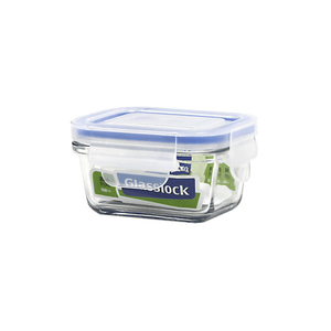 Glasslock Classic Tempered Glass Rectangle Container 180ml