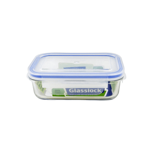 Glasslock Classic Tempered Glass Rectangle Container 400ml