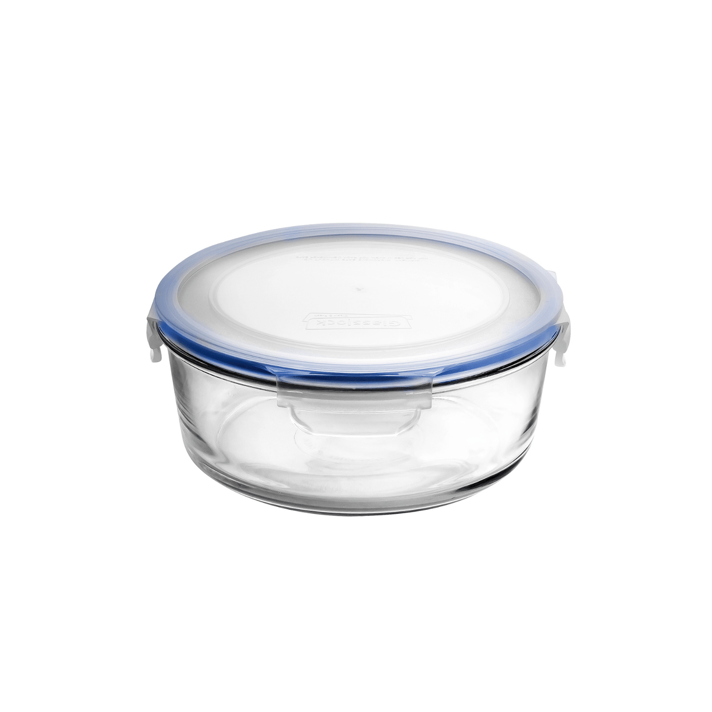 Glasslock Classic Tempered Glass Round Container 2000ml