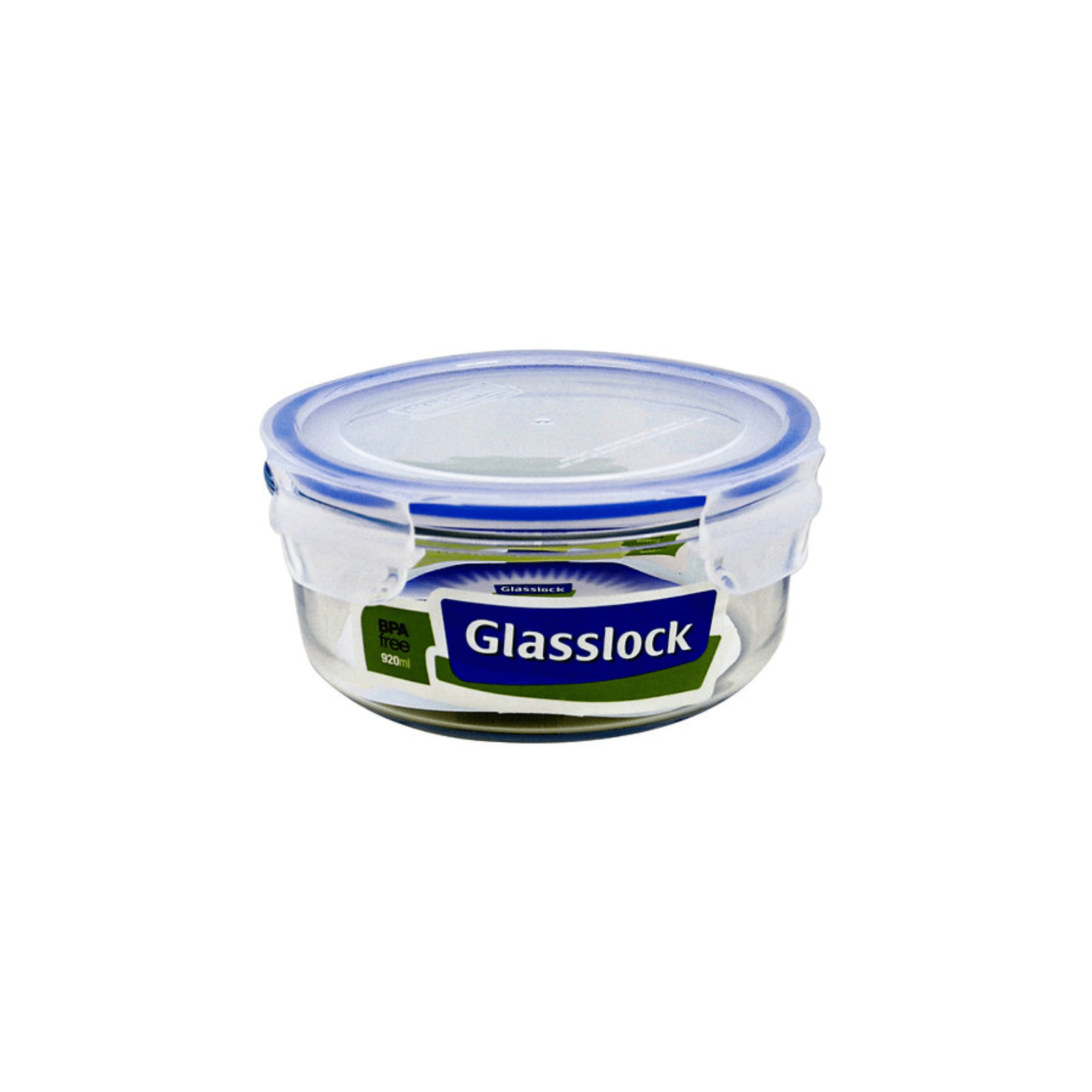 Glasslock Classic Tempered Glass Round Container 920ml