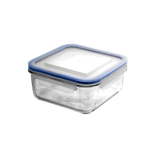 Glasslock Classic Tempered Glass Square Container 2600ml