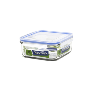 Glasslock Classic Tempered Glass Square Container 850ml