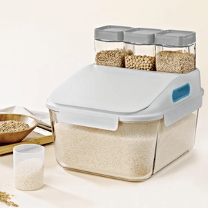 Glasslock Large Capacity Glass Storage Container 6L