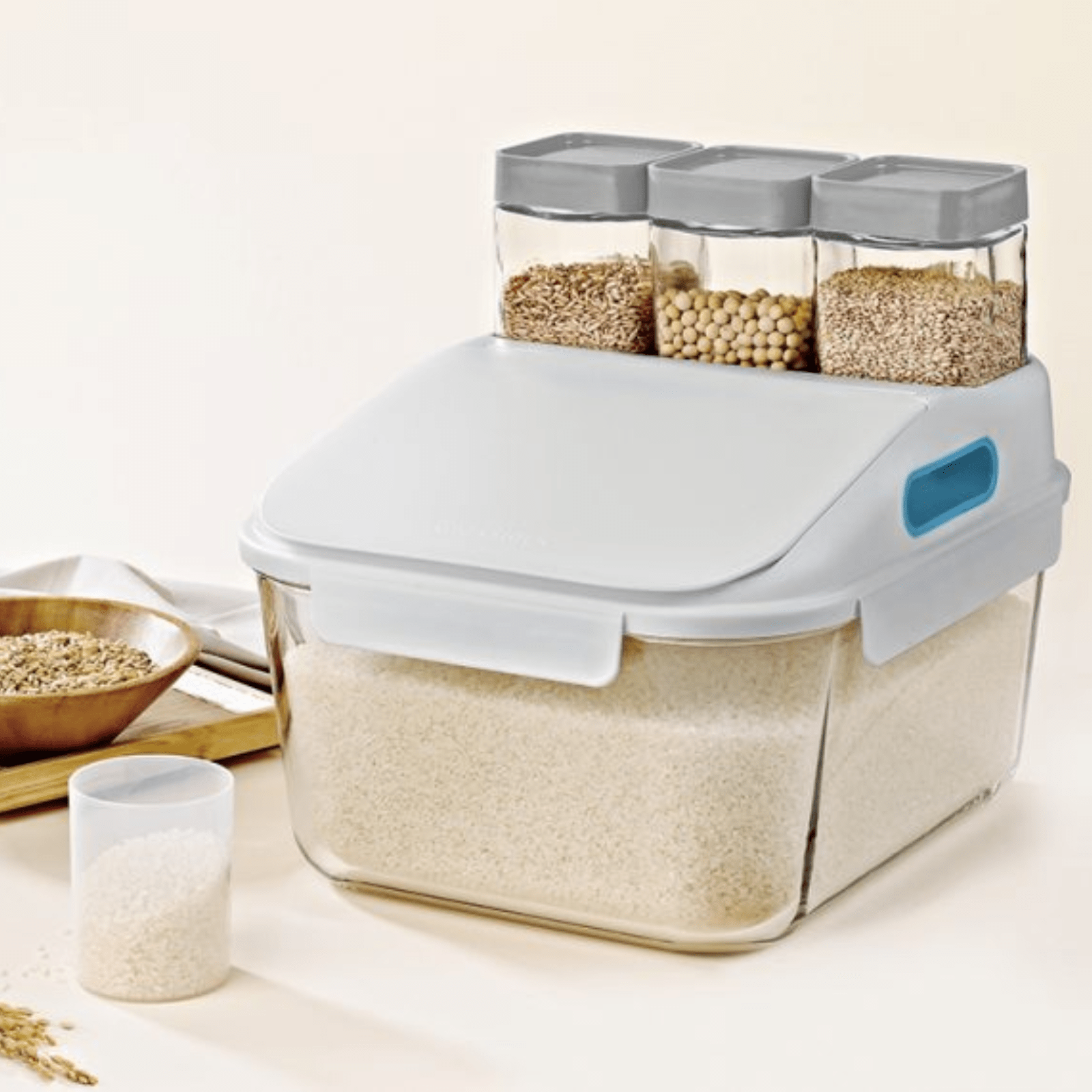 Glasslock Large Capacity Glass Storage Container 6L