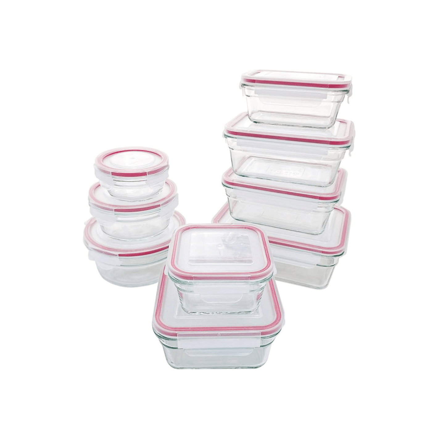 Glasslock Oven Safe Glass Container 9-Piece Set