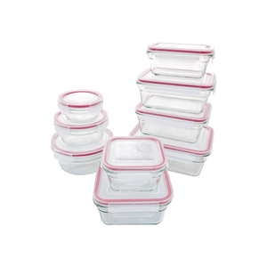 Glasslock Oven Safe Glass Container 9-Piece Set