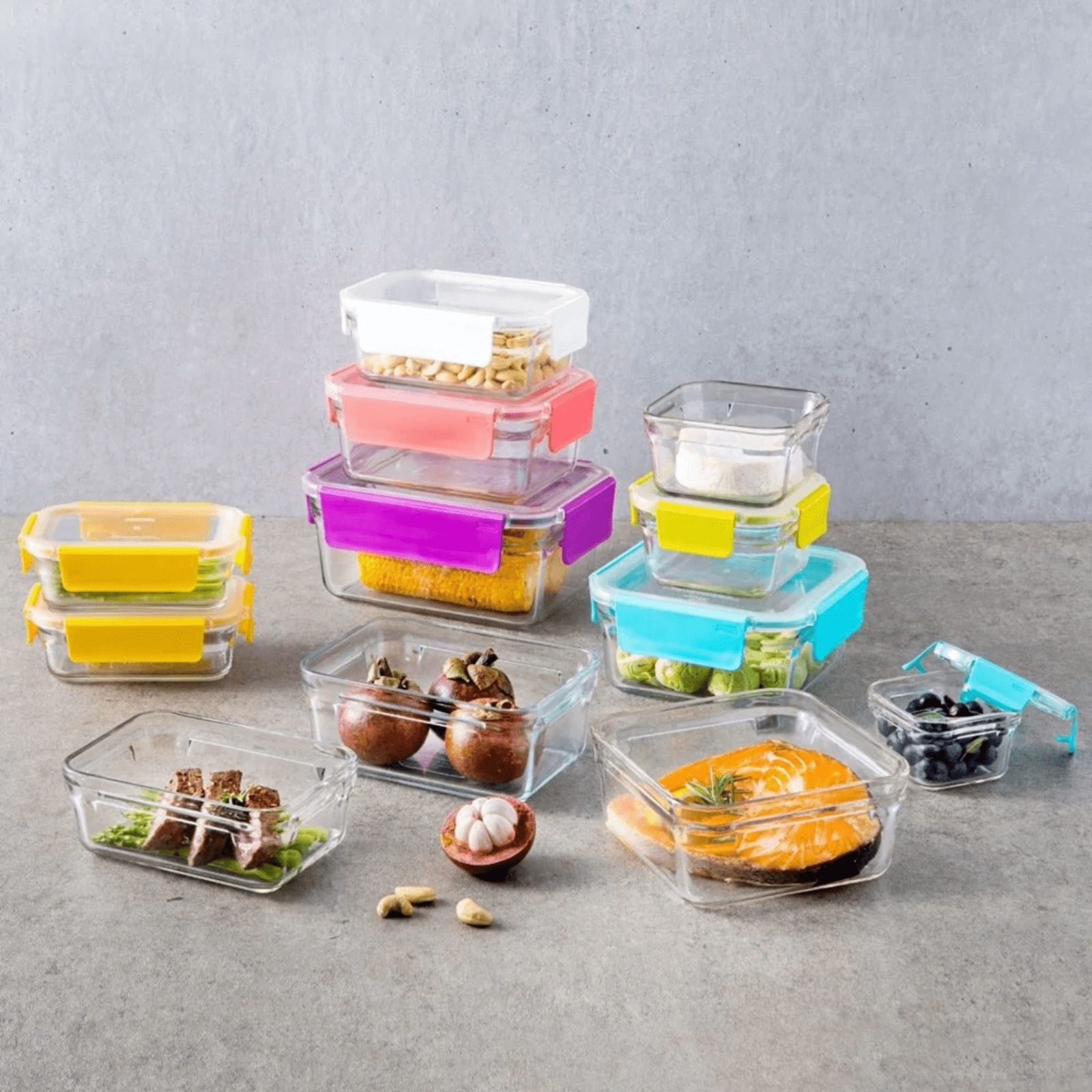 Glasslock Premium Oven Safe Container 9-Piece Set