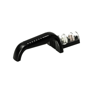 GLOBAL 2-Stage Ceramic Water Sharpener Black