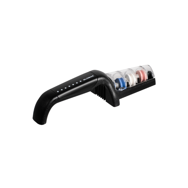 GLOBAL 3-Stage Ceramic Water Sharpener Black