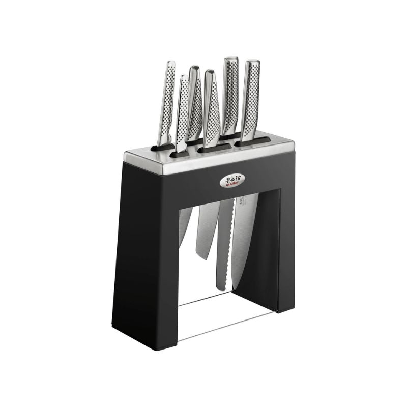 GLOBAL Kabuto Knife Block Set 7-Piece