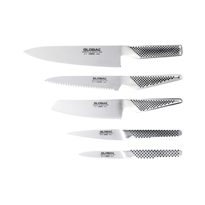 GLOBAL Katana Bamboo Knife Block Set 6-Piece