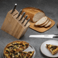 GLOBAL Kyoto Bamboo Knife Block Set 7-Piece