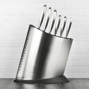 GLOBAL Ship Shape Stainless Steel Knife Block
