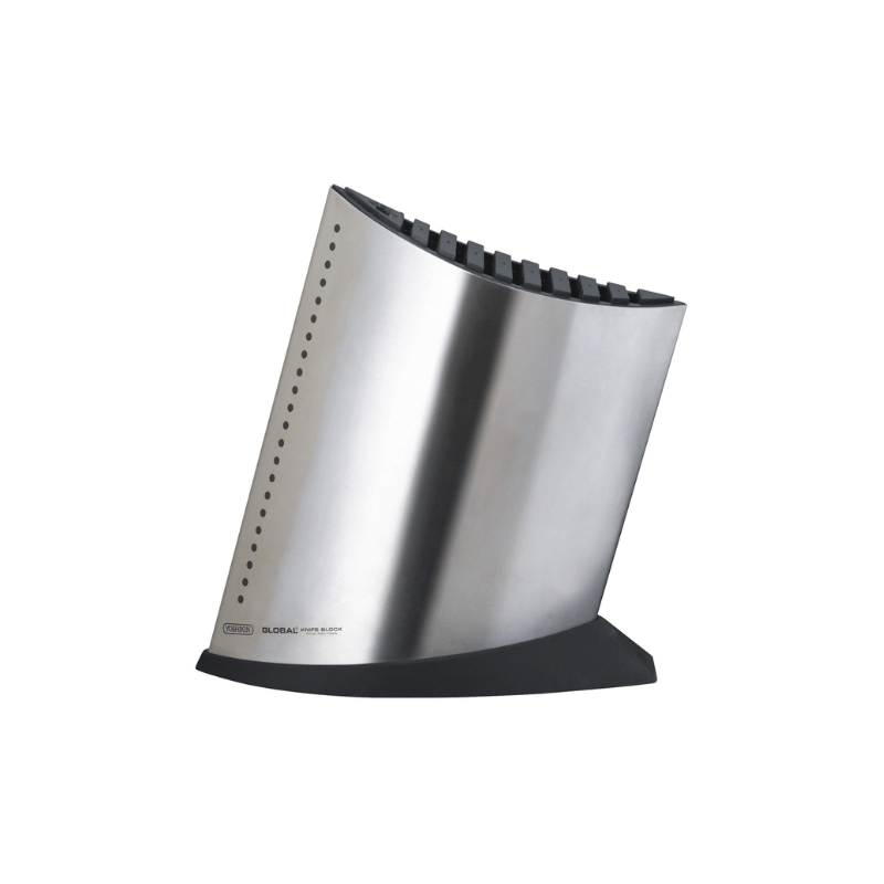 GLOBAL Ship Shape Stainless Steel Knife Block