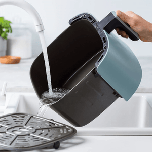 GreenPan Bistro Air Fryer 7.2L Smokey Blue Basket