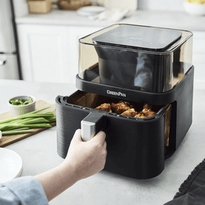 GreenPan Bistro Air Fryer with See-Thru Lid 6.6L Basket