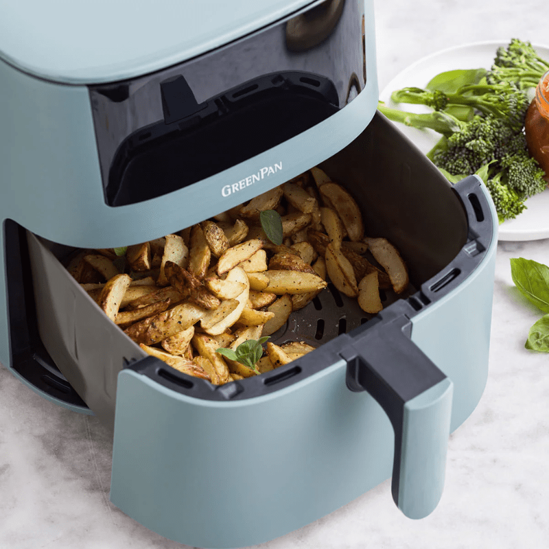 GreenPan Bistro Airfryer 7.2L Smokey Blue