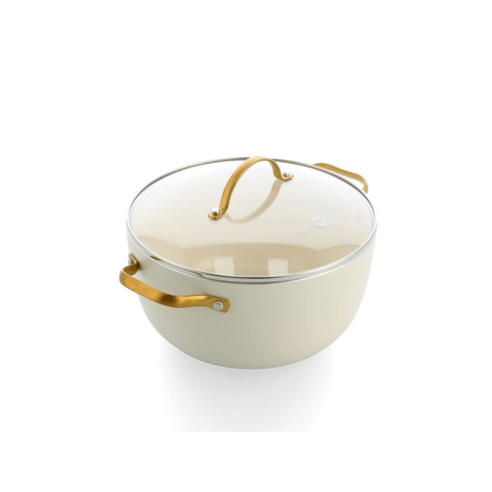 GreenPan Padova Non-Stick Casserole 24cm Cream